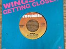 Paul McCartney & Wings Getting Closer Columbia 11030 W/ RARE U. S. PS  Beatles
