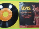 Elvis Presley 45 Burning Love/It's A Matter Of Time RCA 74-0769 PS Label Error