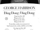 GEORGE HARRISON-DING DONG-45 PIC SLEEVE NM/RECORD MINT SALE