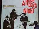 Beatles - A Hard Day's Night Japan 1964 Red Vinyl Miss Print Label + Insert G/VG