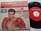 CANADA  ELVIS PRESLEY In Kid Galahad 1967 PS RCA EPA 4371 EP RED Label 45 Re
