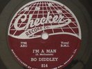 R&B Blues BO DIDDLEY I'm a Man / Bo Diddley CHECKER 814 78 rpm HEAR