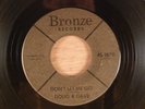 Doug & Dave Don't Let Me Go/Let's Make Love RARE New Orleans R&B Soul '63 Bronze