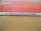 THE BEATLES SGT PEPPER'S LHCB SUPERB 1967 UK WIDE SPINE MONO 1st PRESS