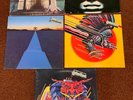 Judas Priest records Sin After Sin, Hell Bent, Point Entry, Screaming, Defenders