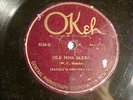 78 : OKEH  8110-W C HANDY ORCH-OL MISS BLUES / DARKTOWN REVEILLE