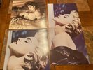 Madonna 1986 True Blue w/ Poster & 1984 Like A Virgin Vinyl Record Album