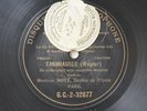 Jean Noté Wagner Tannhauser 78RPM Gramophone G&T GC 33650/1