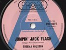 THELMA HOUSTON 45: JUMPIN' JACK FLASH/SUNSHOWER AUSSIE PROBE 9927  VG & VG  1972