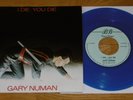 GARY NUMAN - I DIE YOU DIE - DOWN IN THE PARK - BLUE VINYL DUTCH 1980 EXCELLENT