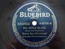 78 SONNY BOY WILLIAMSON Bluebird 8766 Big Apple Blues/My Baby Made A Change VG++