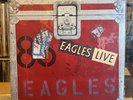[ROCK/POP] EXC 2 DOUBLE LP The EAGLES Live {OG 1980 ASYLUM Issue] w/ Poster