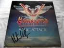 HAWKWIND   SONIC ATTACK ** 1981 UK RCA LP w/ INSERT. SIGNED. SEE PICS.