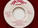 JOHN PRINE  Santa Claus / Silver Bells OG 1981 OG Oh Boy 45 RED VINYL