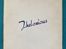 Thelonious Monk Trio Prestige Records 10 Inch Lp VG+ Original Rare Jazz