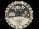 78 RPM Eva Taylor (Clarence Williams, pn) Edison 52646 West End Blues, EE+ Jazz