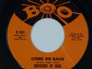 BROTHERS OF SOUL: Come On Back US Boo Northern Soul 45 NM- Superb