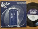 RARE - DELIA DERBYSHIRE DOCTOR WHO JON PERTWEE 1st BBC VINYL PS UK 45 1973 7
