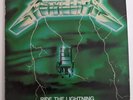 RARE 33T LP METALLICA * Ride The Lightning * GREEN MISPRINT COVER FR Bernett