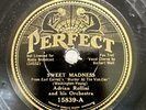 Jazz-78 RPM-Adrian Rollini and his Orch-Sweet Madness/Savage Serenade-V+