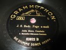 LP-( 25 cm )-Schellack   Julia Menz,Cembalo-BACH-Praeludium-Fuge a-moll--