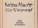 Ton Steine Scherben ‎– Keine Macht für Niemand (Vinyl 2LP - DE 1976)