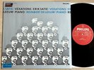 REINBERT DE LEEUW piano - Vexations ERIK SATIE - ED1 PHILIPS DIGITAL LP MINT