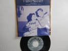 ' TERESA BREWER & MICKEY MANTLE ' HIT 45 + PICTURE [I LOVE MICKEY]  1956