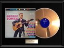 GEORGE JONES NEW FAVORITES RARE GOLD RECORD  LP NON RIAA AWARD