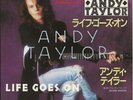 ANDY TAYLOR DURAN DURAN LIFE GOES ON RARE JAPAN PROMO SINGLE+DIFF PICTURE COVER