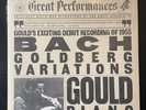 Bach Glenn Gould The Goldberg Variation Vinyl LP - 1983 reissue CBS MY 38479 NEW