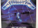 Metallica Ride The Lightning Vinyl LP Record 1984 Elektra 60396-1 1ST Press VG+