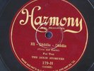 Harmony 179-H DIXIE STOMPERS/ORIGINAL INDIANA FIVE Hi-Diddle-Diddle/Lady Jazz 78