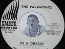 Doo Wop 45 THE PARAMONTS In A Dream / Shedding Teardrops Ember PROMO