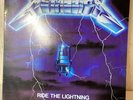 Metallica Ride The Lightning LP Megaforce Elektra 1984 -USA-SRC Masterdisk EX