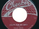 WILLIE DIXON - Crazy For My Baby / I Am The Lover Man - CHECKER - R&B Blues 45