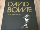 David Bowie - Five Years 1969-1973 - Vinyl Box Set - Brand New/Sealed