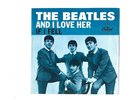 BEATLES - AND I LOVE HER CAPITOL 5235 USA PICTURE SLEEVE ONLY EX++ CONDITION