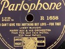 78rpm Parlophone R1658 Harry Roy I Can’t Give You Anything But Love 1933 Nice