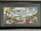 Framed - ALLMAN BROTHERS - Eat A Peach - LP 1972 - NO RECORD - 31.5” x 19.5”
