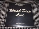 uriah heep live 1973 ist press vinyl dlp ex ex 1sld 1 bronze records programme