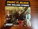 THE ROLLING STONES   LONDON  PAINT IT BLACK    45 AND PICTURE SLEEVE