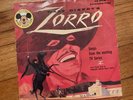Walt Disney Zorro Record 45 RPM Mickey Mouse Club Sergeant Garcia RARE DBR 77
