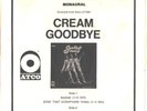 CREAM--PROMO ONLY-3-SONG-EP-PICTURE SLEEVE+45-(GOODBYE CREAM)--PS--PIC--SLV