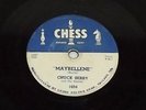 CHUCK BERRY Maybellene / Wee Wee Hours 1955 Rock n Roll CHESS 78 rpm Record 1604