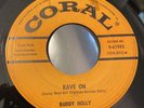 BUDDY HOLLY - RAVE ON / TAKE YOUR TIME (1958 Coral 9-61985) orig. 7