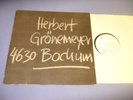HERBERT GRÖNEMEYER 4630 Bochum WEISSMUSTER PROMO LP RAR