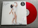 Kylie Minogue Fever Red LP Vinyl Record Limited Edition Like New Hype Sticker