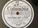 78 RPM - JEAN SABLON & DJANGO REINHARDT- Rendez vous sous la pluie COL DF 1847