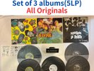 De La Soul Set of 3 albums 5LP Vinyl All Original Stakes Is High 3 Feet High